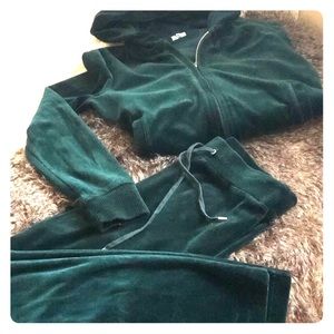 Jones New York Sport Matching Velour Set